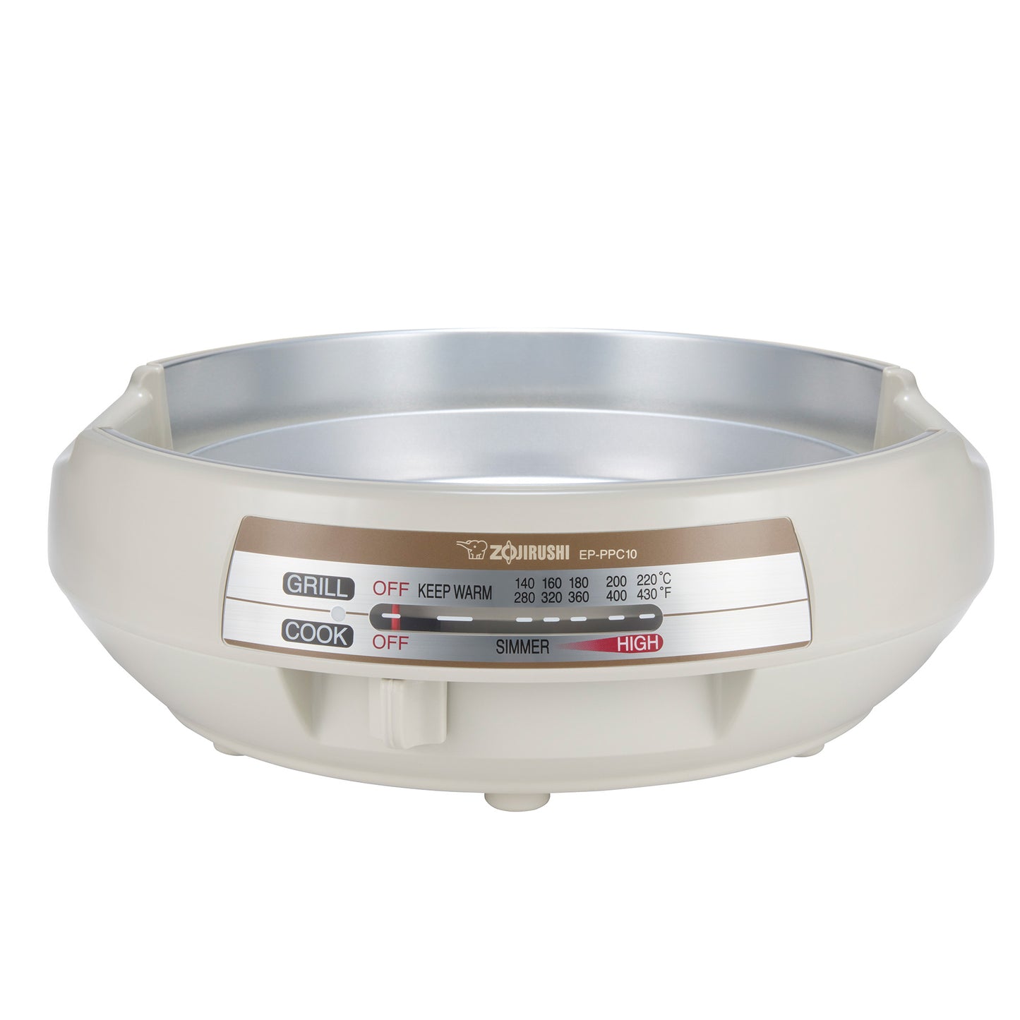 Adjustable temperature settings from Keep Warm (176°F / 80°C) to 430°F (220°C)