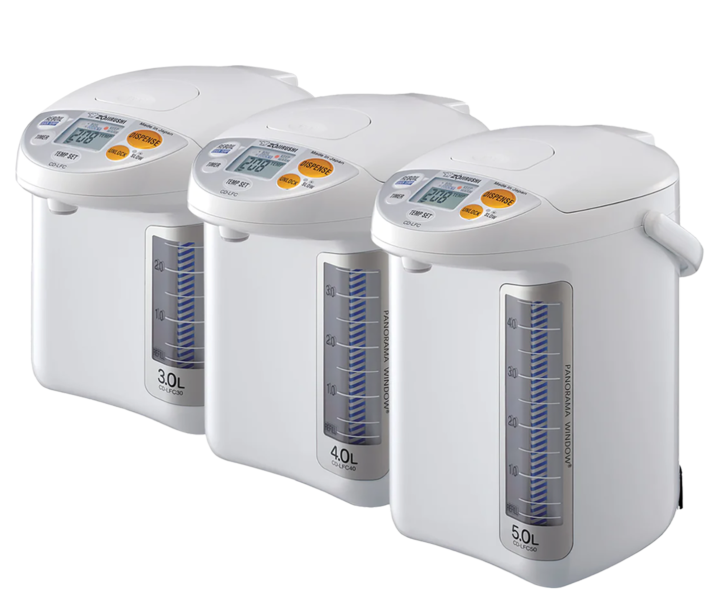 Panorama Window® Micom Water Boiler & Warmer CD-LFC30/40/50