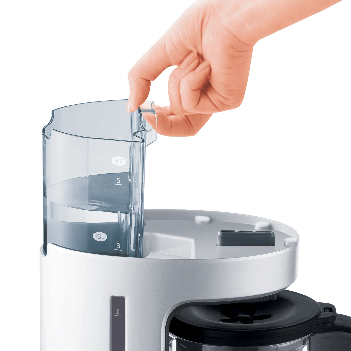 EC-DAC50 has a removable water tank makes filling easy, and is fully washable.