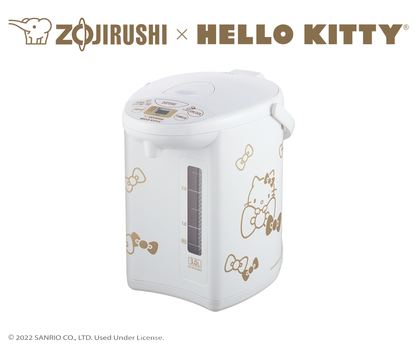 ZOJIRUSHI x HELLO KITTY® Micom Water Boiler & Warmer CD-WCC30KT ZOJIRUSHI x HELLO KITTY® Micom Water Boiler & Warmer CD-WCC30KT