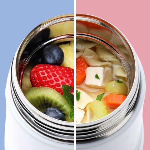 Place food, hot or cold, directly into the container