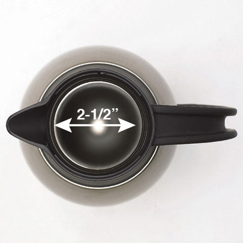 Extra wide opening for easy cleaning