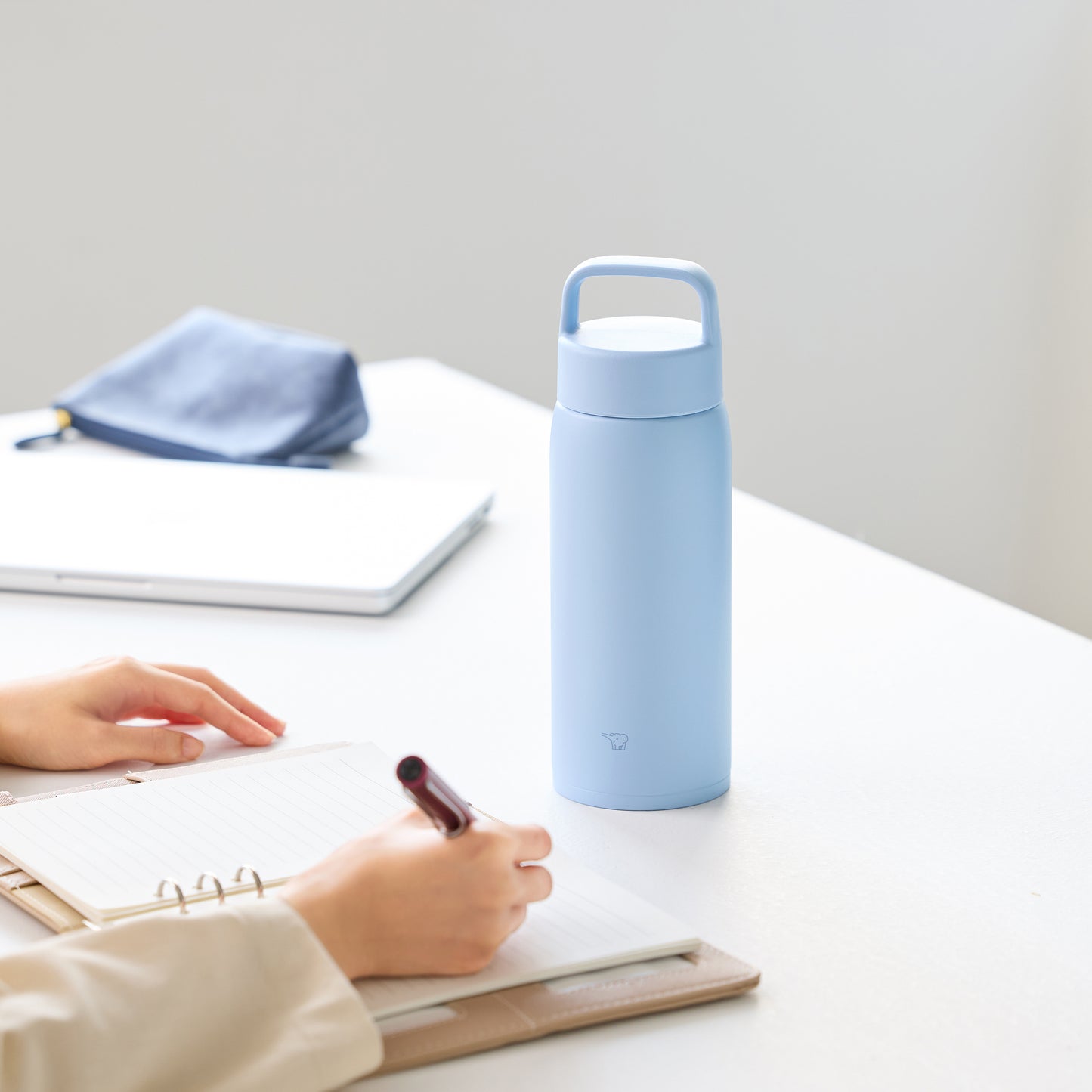 Bottle on the desk