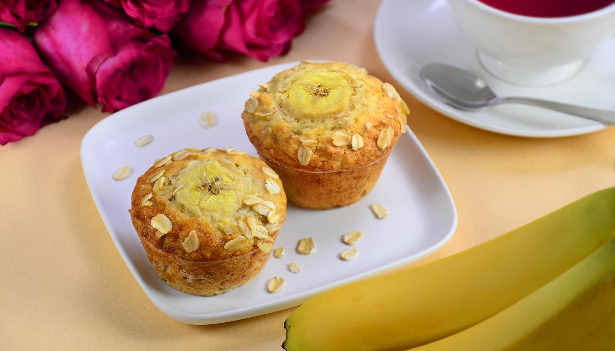 Zojirushi Toaster Oven ET-ZLC  Recipe - Banana Oatmeal Muffins