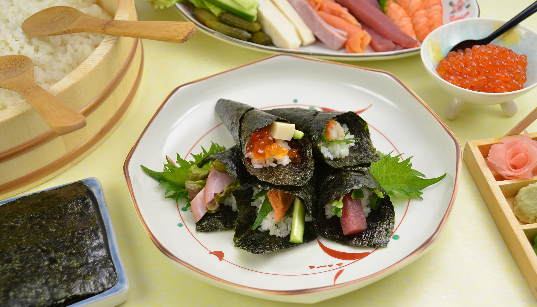 Zojirushi Rice Cooker Recipe - Temaki (Hand Roll)