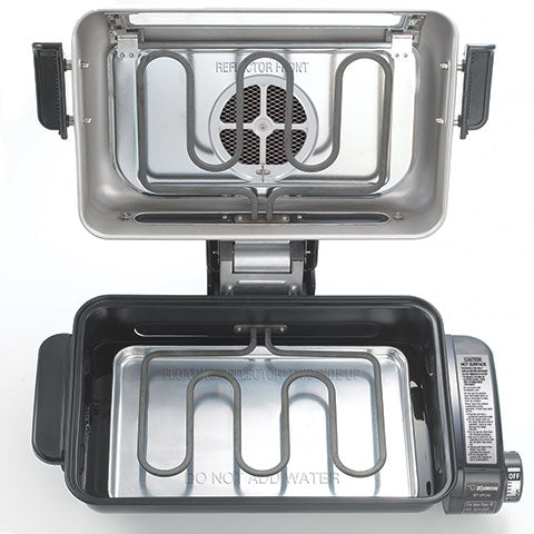 Flip open lid for easy operation