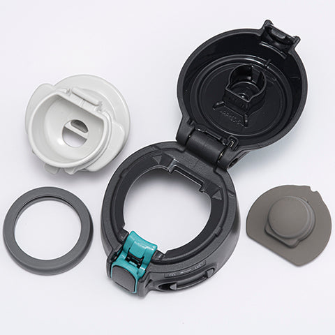 Stopper disassembles for easy cleaning, and mug can be washed whole* *Do not soak underwater
