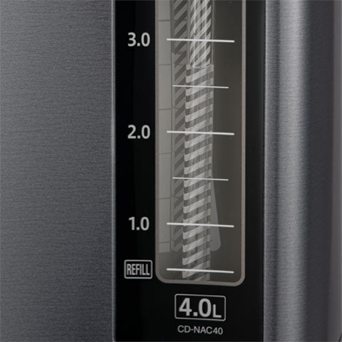 Easy-to-read wide window water level gauge