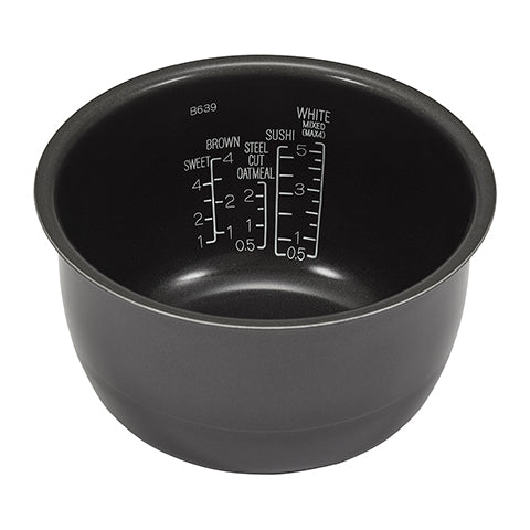 Black Thick Spherical Inner Cooking Pan