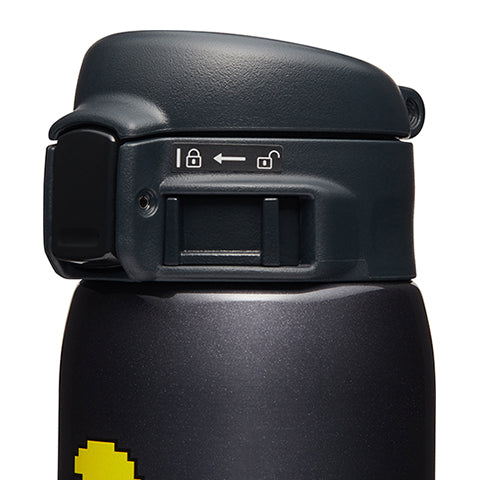 Safety lock prevents accidental spilling