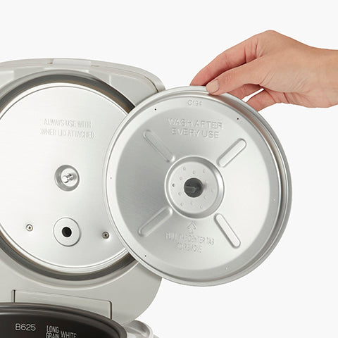 Detachable and washable inner lid