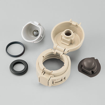 Stopper disassembles for thorough cleanng