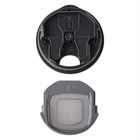 Removable stainless steel mesh tea leaf strainer for direct brewing and sipping