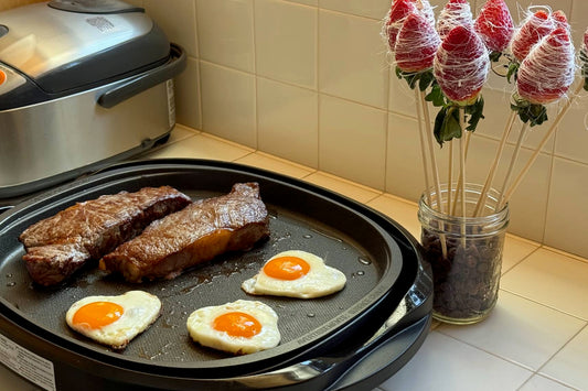 steak and eggs