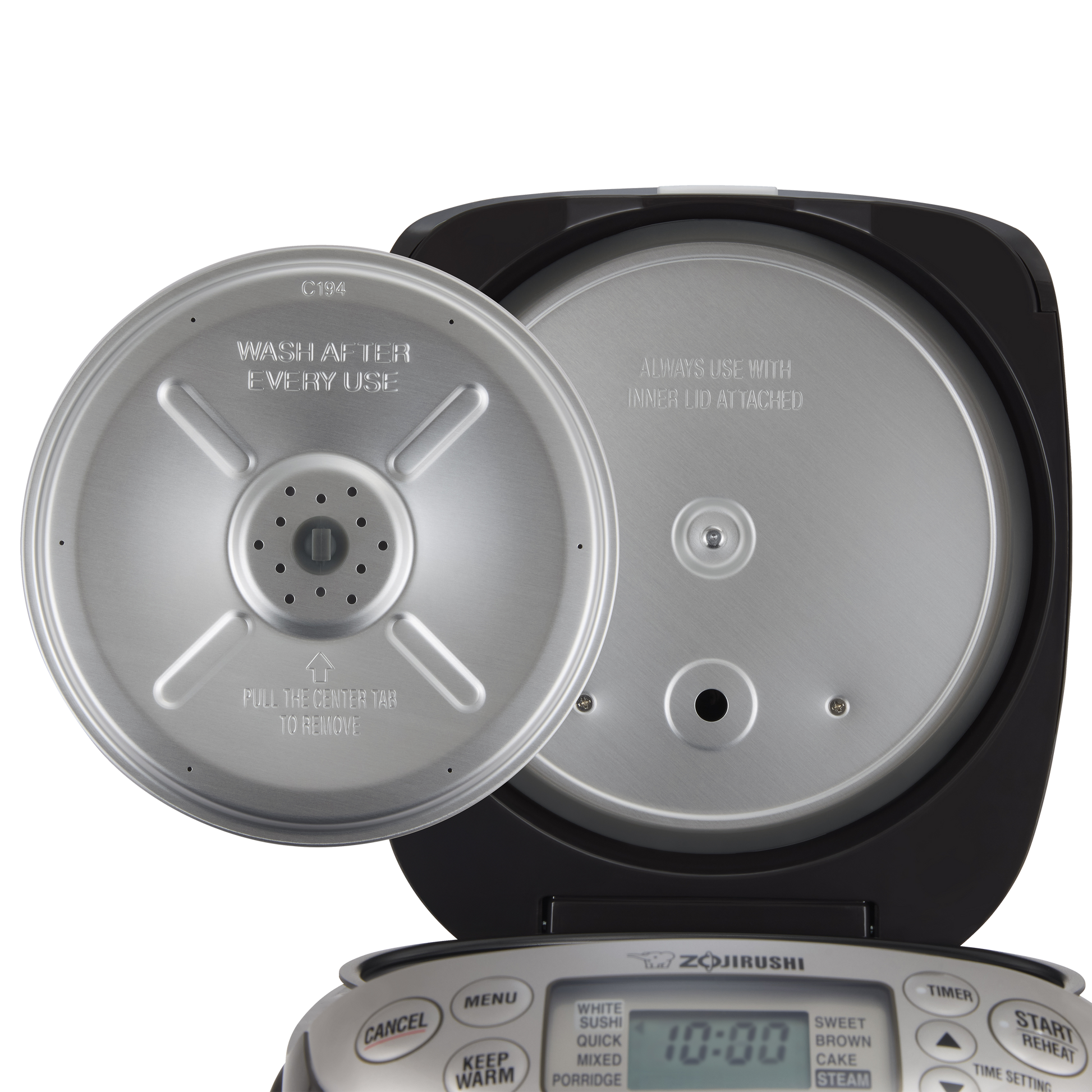 Convenient detachable inner lid for easy cleaning