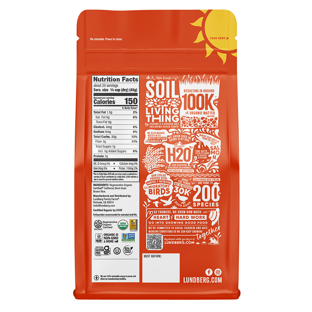 Zojirushi x Lundberg Organic Short Grain Brown Rice