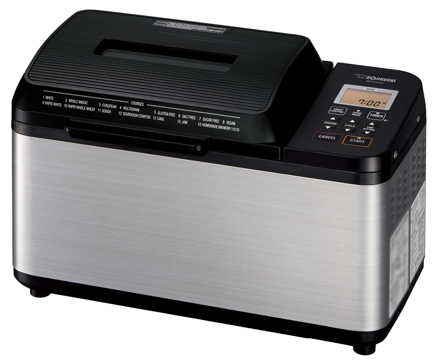Home Bakery Virtuoso® Plus Breadmaker BB-PDC20