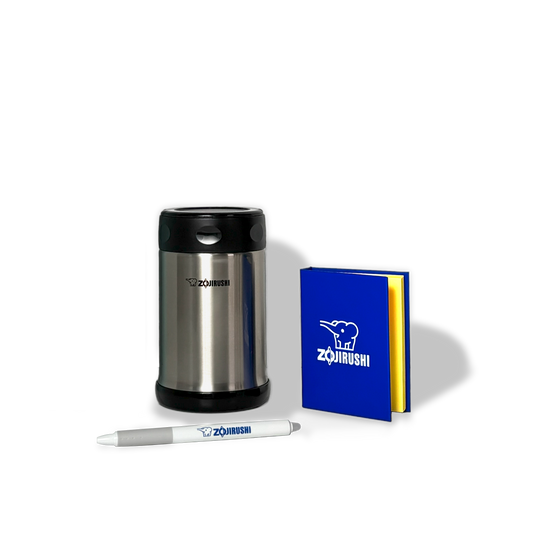 BTS25 Set: Sticky Note Book, FriXion Pen, Stainless Food Jar