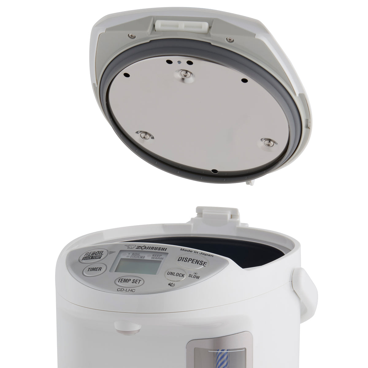 Removable lid for easy cleaning and filling