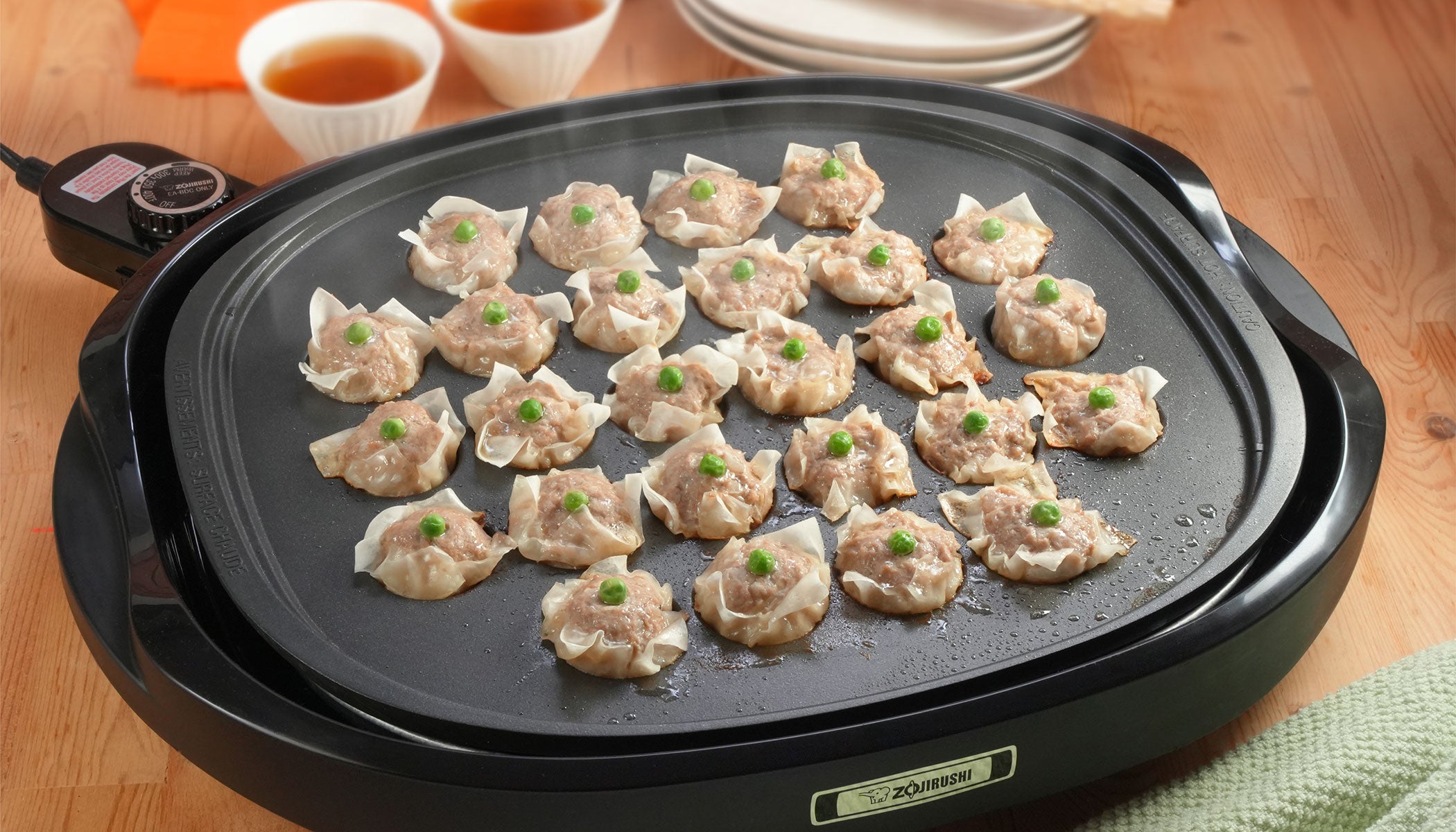 Zojirushi Electric Griddle EA-BDC Recipe  - Crispy Shumai
