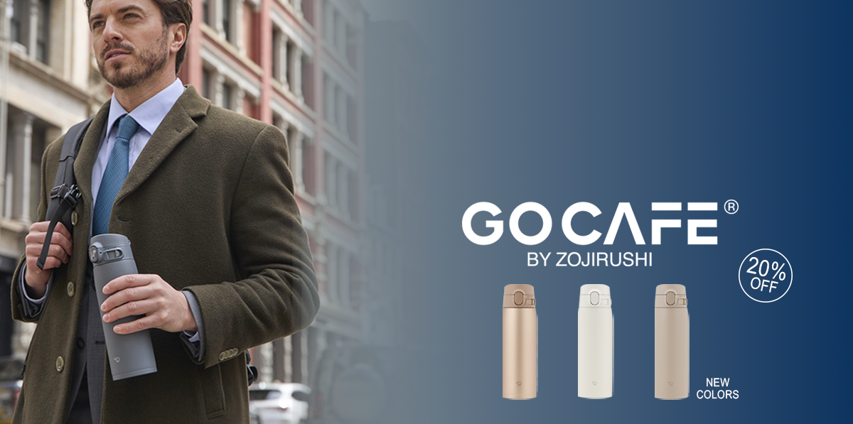 Zojirushi GoCafe® Mugs are 20% off. Now through Saturday, October 31, 2026, or while supplies last.