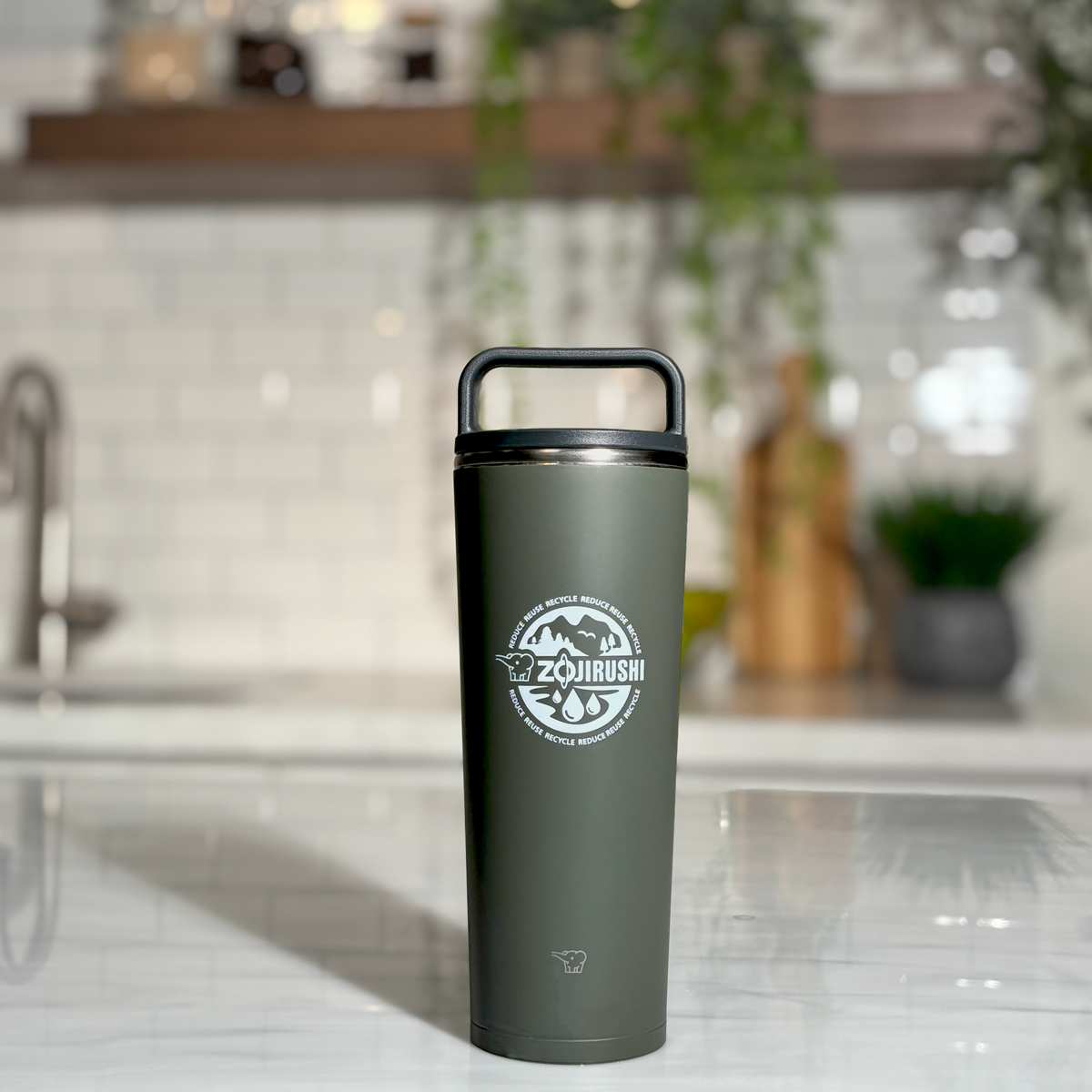 *Free Gift* Green Month Imprinted Tumbler