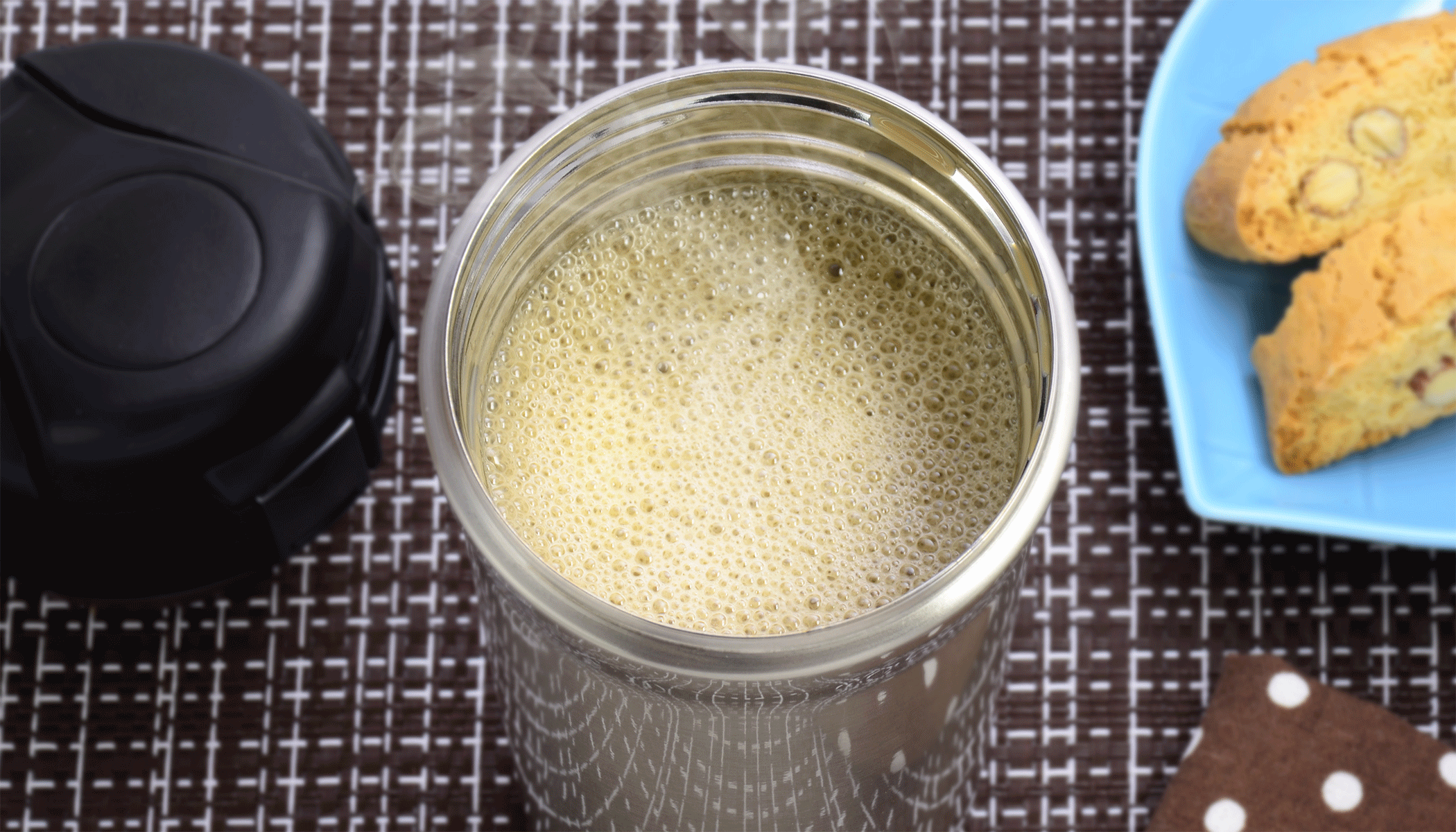 Zojirushi Stainless Mug Recipe - Oh So Soy Latte