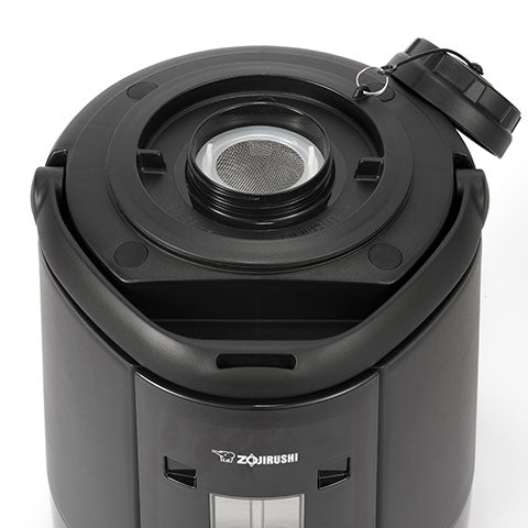 Brew-Thru® lid (BTL) with mesh filter and protective cover