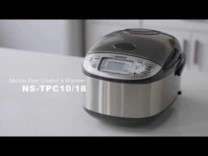 Micom Rice Cooker & Warmer (with PFAS-Free Nonstick) NS-TPC10/18