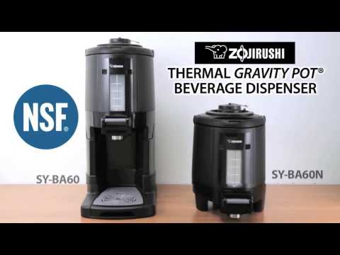 Thermal Gravity Pot® Beverage Dispenser SY-BA60/60N – Zojirushi