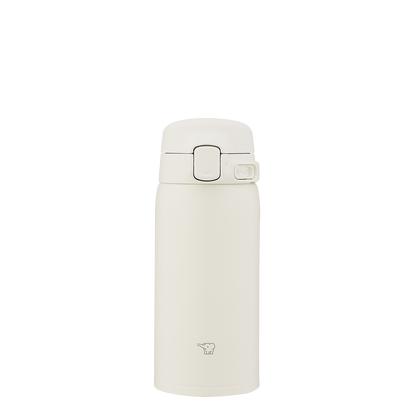 White thermos bottle on a white background