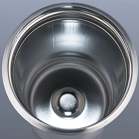 SlickSteel® polished stainless steel interior repels odors and stains