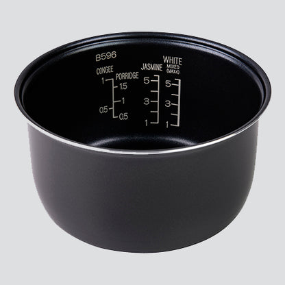Black thick easy-to-clean nonstick coated inner cooking pan (1.5 mm)