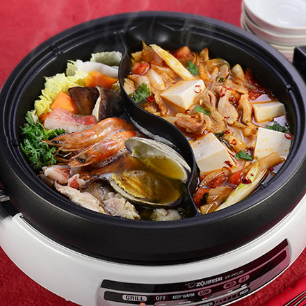 Gourmet d'Expert® Electric Skillet for Yin Yang Hot Pot EP