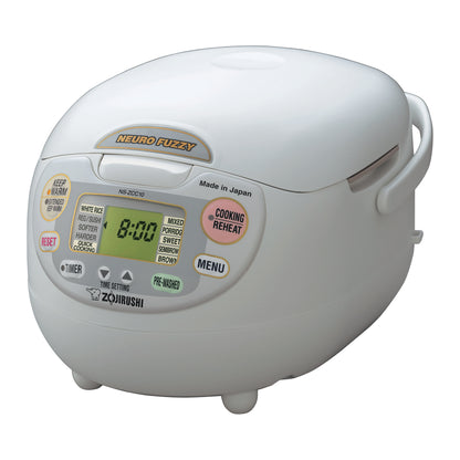 Zojirushi Neuro Fuzzy Rice Cooker and Warmer NS-ZCC10 in Premium White