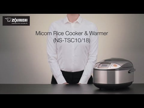 炊飯器 Zojirushi NL-AAC10 Micom Rice Cooker (Uncooked) and Warmer 5.5 Cups/1.0-Liter by Zojirushi Zojirushi-NL-DCC10CP-Micom-